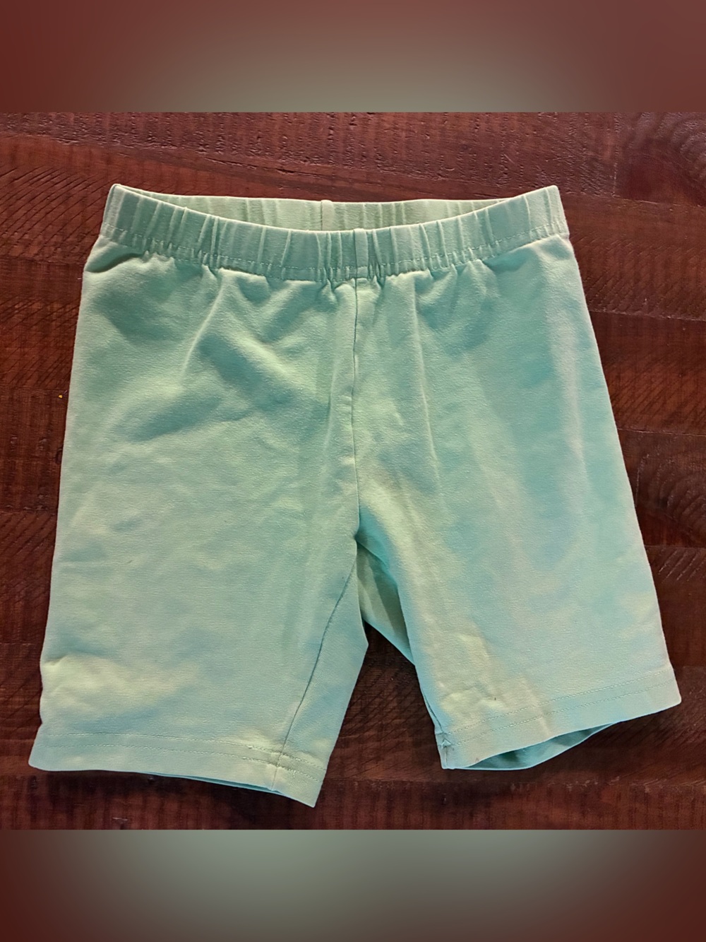 Hanna Andersson Light Mint Elastic-Waist Kids Shorts